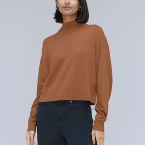 Everlane The Luxe Merino Turtleneck in Tawny Brown Sz M  NO LONGER AVAILABLE